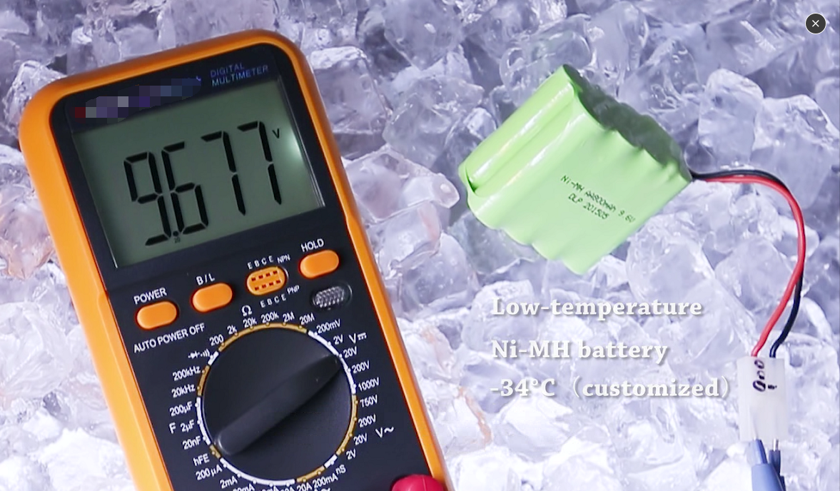 Environmental Cold Resistant Aaa 1.2 V Rechargeable Batteries