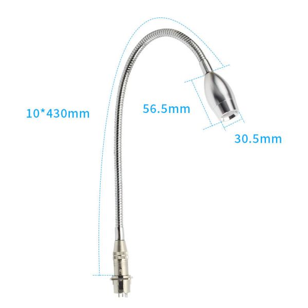 DC5V Input Voltage Flexible LED Headboard Reading Light for Desktop and Sofa Armrests
