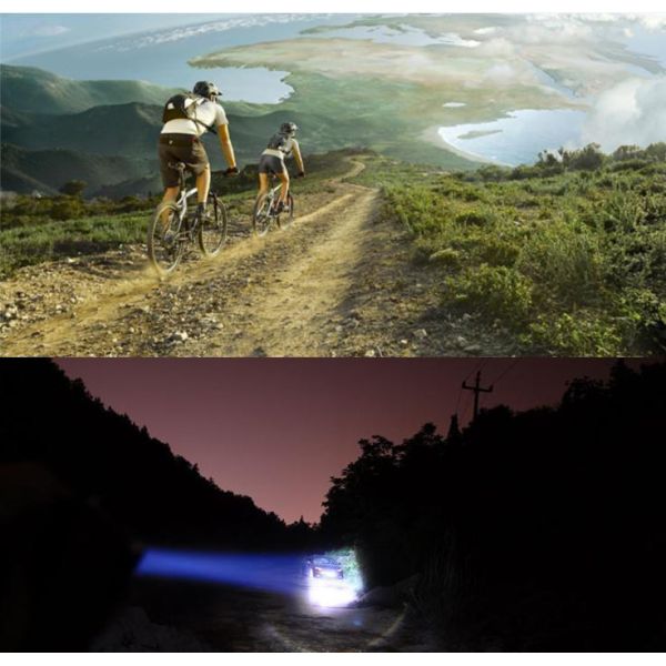 Dry Batteries Powered E17 CREE XM-L T6 2000Lumens Zoomable CREE LED Flashlight Torch