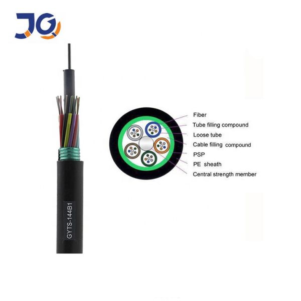Pipeline Single Mode 48 Cores GYTS Fiber Optic Cable