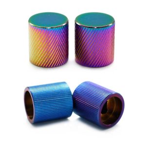 Quality Black Aluminum Potentiometer Knobs Guitar Volume Audio Potentiometer Knobs for sale