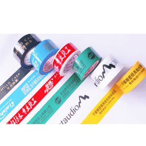 China Adhesive Printing Customized Custom Logo Printed Fragile OPP Packaging Packing Bopp Tape on sale