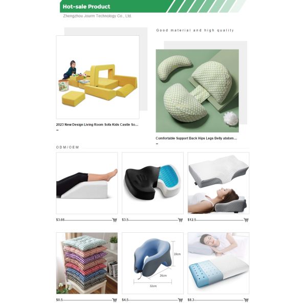 100% Polyester U-Shape Maternity Support Cushion Comfortable Full Body Massage Pillow