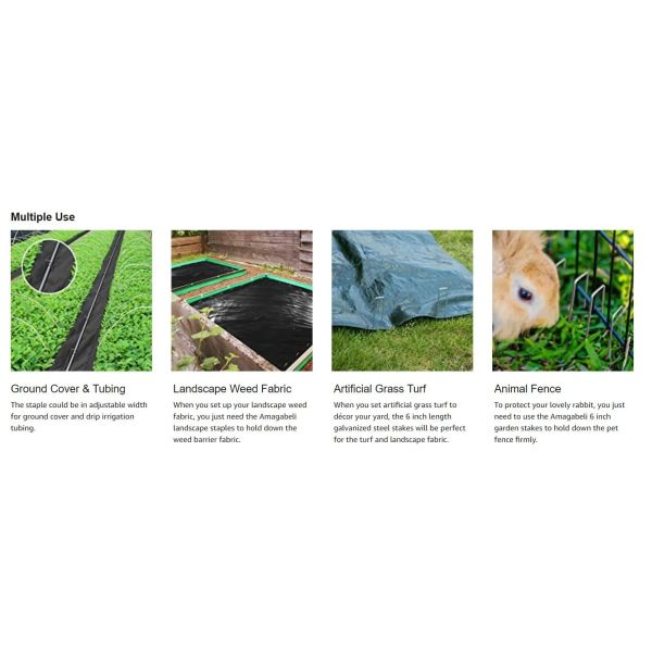 Garden landscape staples U shape pins turf nails