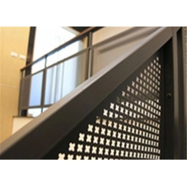 Customized Galvanized Perforated Metal Mesh Cladding Panels Multi Hole Pattern