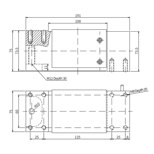 Industrial-Grade Single Point Load Cell Supporting Dynamic Weighing Up To 800x800mm WL-120 High Capacity (50kg-1000kg)