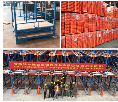 A19: Foldable Stacking rack Demountable Stacking rack for Canvas Textile Rolls Fabric Stackable Rack