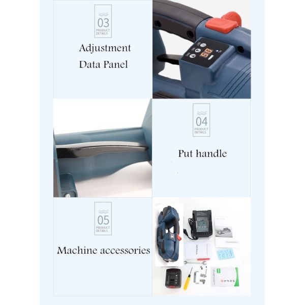 Electric Handheld Strapping Machine With CE And Semi-Automatic Grade For PP/PET Strap