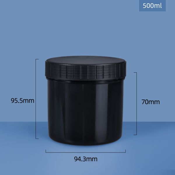 Food Storage PP Plastic Spice Boxes Jars Containers With Lids 8oz
