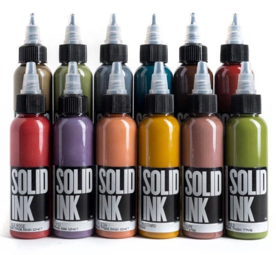 Solid Ink High Quality Tattoo Ink Tattoo Pigment for Microblading Tattoo