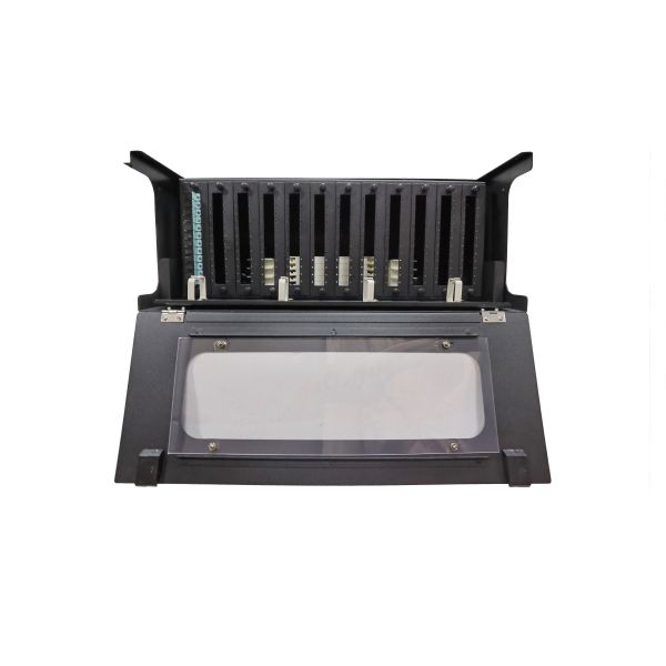 4U 144 Core Sliding Drawer Fiber Optic Patch Panel With Removeable Adapter Panel 19in