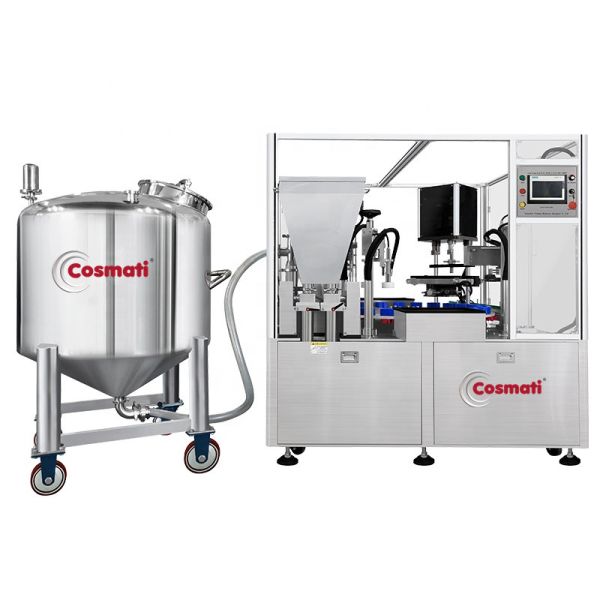 Automatic Viscous Liquid Cream Filling Machine with Capping 2000-3000 BPH