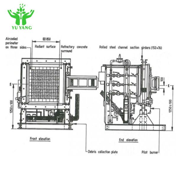 BS 476 Part 7 Building Material Surface Flame Spread Test Apparatus Electronic