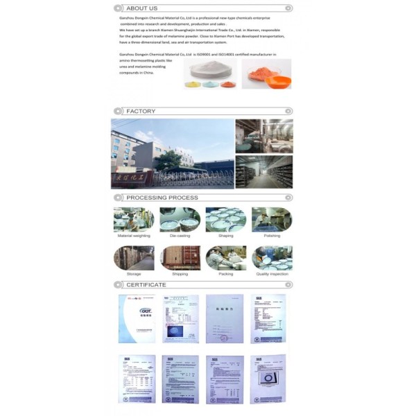 30% Melamine Urea Moulding Compound Powder For Household Or Dinnerware 8