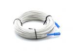 Simplex G652D Fiber Optic Butterfly Cable Ftth Drop Patch Cord With SC/UPC