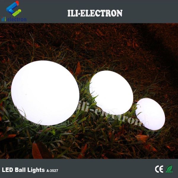 pool side plastic led lighting ball