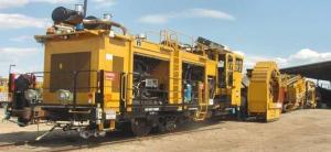 new BS-1200 Shoulder Ballast Cleaning railway locomotive