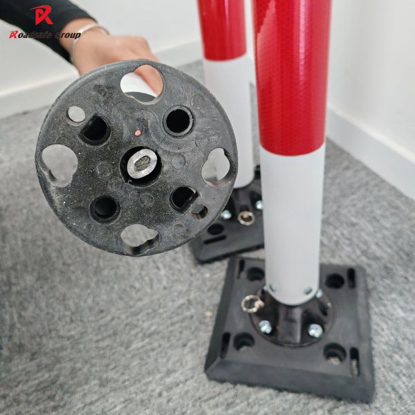 Super brightness Spring Post flexible PU warning post ideal for traffic safety and effective road delineation solutions