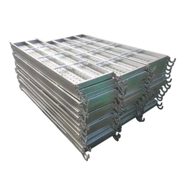 Customized Length Steel Plank Scaffold For Construction Scaffolding