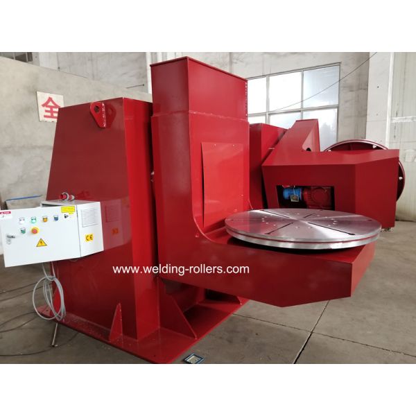 L Type 10 Ton Welding Turn Table Positioner With Hand Control Box