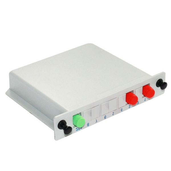 Cassette Type 1x2 FC/Apc Passive Fiber Optic Splitter Types