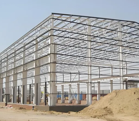 Galvanized Welding H Beam Steel Structure Workshop with Customizable Design and 50-Year Warranty