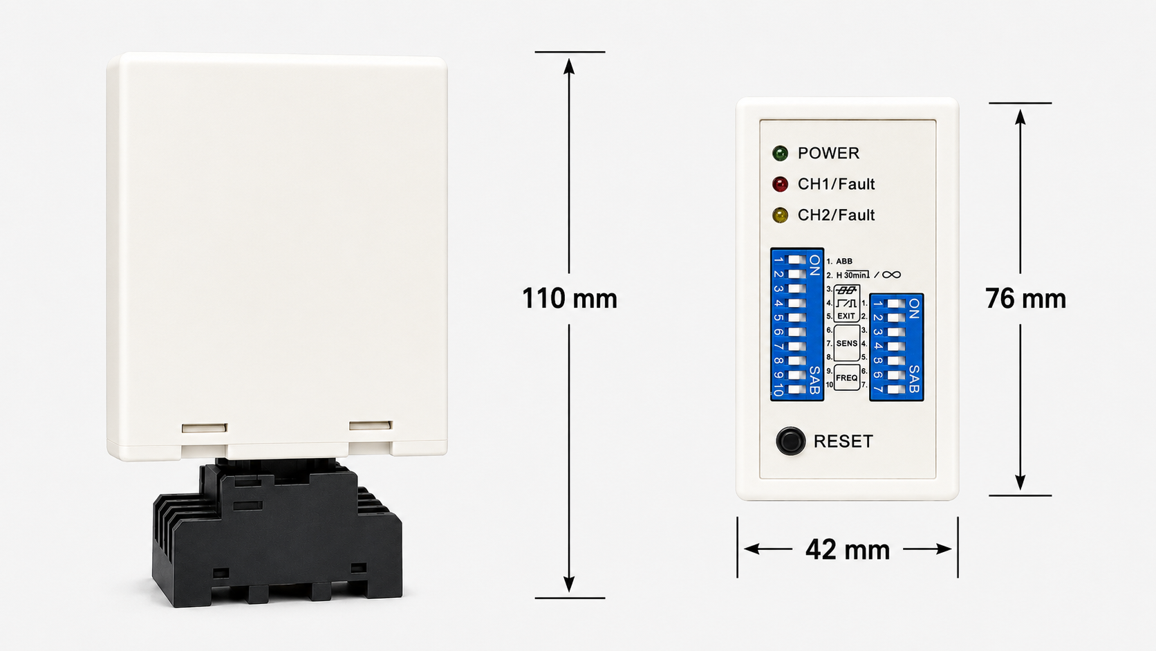 JUTAI Dual Channel Loop Detector LD-200 LD-202