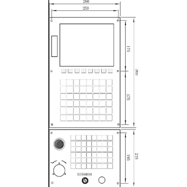 CE PLC Ladder CNC Milling Controller , CNC Router controller 1500MDb -2