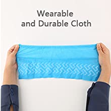 Extra Thick Disposable Shoe & Boot Covers | Durable & Water Resistant Booties | Anti-Slip | One Size Fits Most