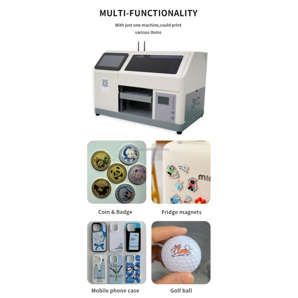 KECAI Ai Drawing Function Mobile Cover Picture Printer A5 UV Printer for Phone Cases Smart Phone Case UV Flatbed Printer