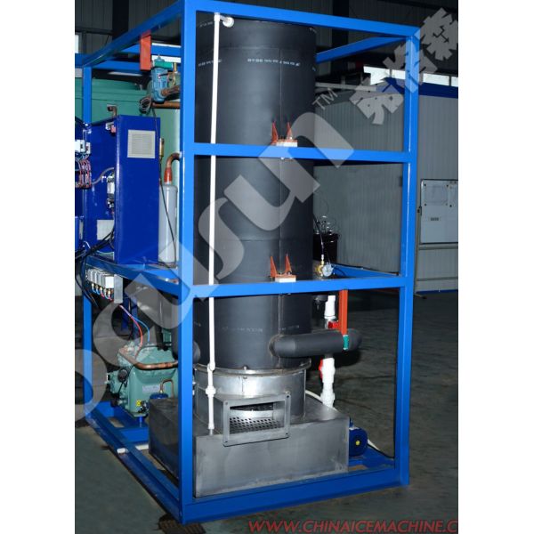 380v Bitzer Compressor Tube Ice Machine For Cold Drinks And Seafood