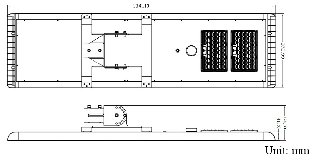 Integrated Monocrystalline Solar LED Street Light MPPT Motion Sensor