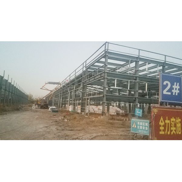 Completed steel structure building
