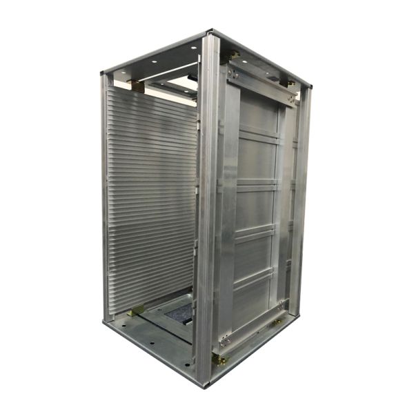 Folding 3.5mm Groove Depth ESD Pack Adjustable Steel Rack