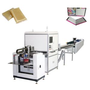 Full Automatic Hard Case Making Machine / Automatic Positioning Gluing Machine