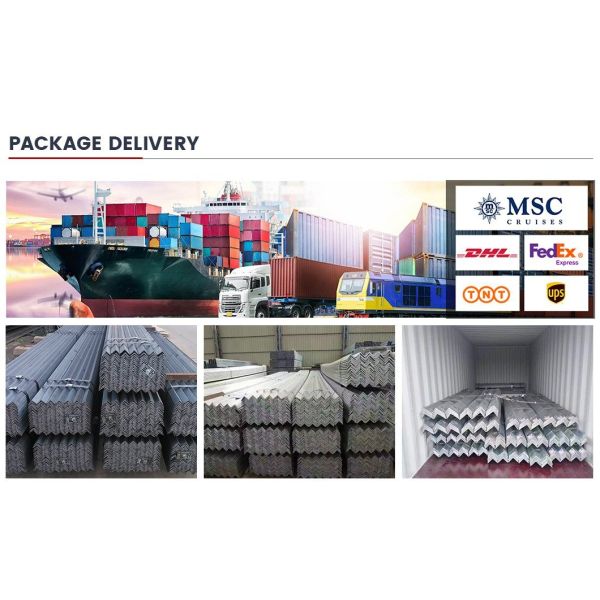 Hot Rolled Structural Iron ASTM A53 A572 SA283 A53 A36 St44 S355jr SA516gh S235jr Dx51d DC01 DC02 Mild Low Carbon Equal and Unequal Steel Angle Factory Price