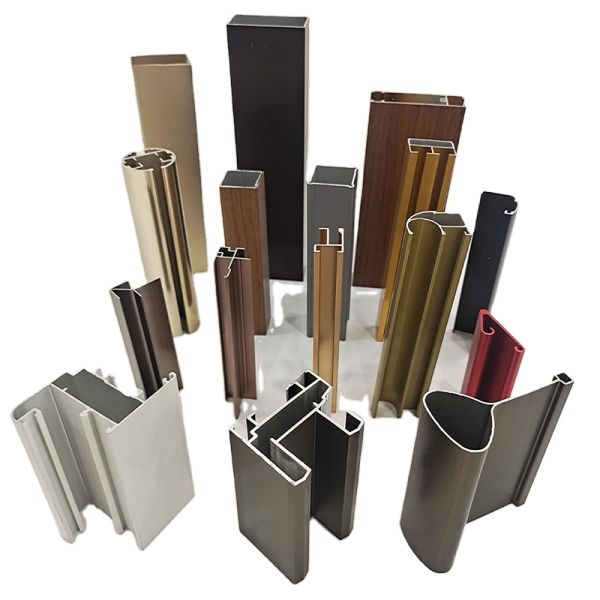 Titanium Anodizing Brushed Rectangular Tubes Modern Design Aluminium Alloy Profile