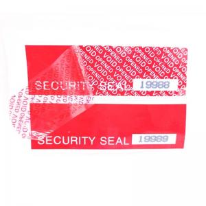 China Anti Counterfeit Sealing Hidden Line Tamper Evident Void Tape on sale