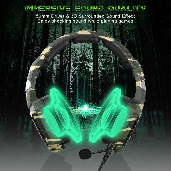 117dB 50mm 2.2m Onikuma K8 Gaming Headset