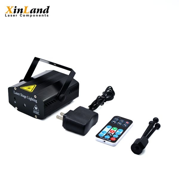 Mini Laser Stage Light Projector with Remove Control, Laser Lights DJ Disco Stage Light for Home Party