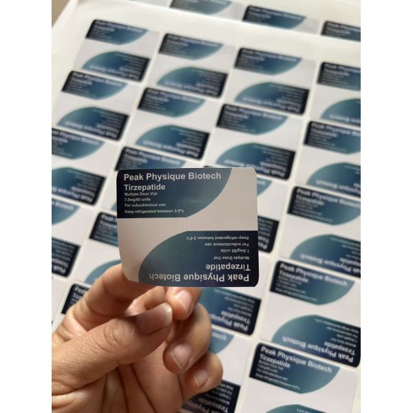 TB500 PVC Waterproof Peptide Vial Label Sample 3