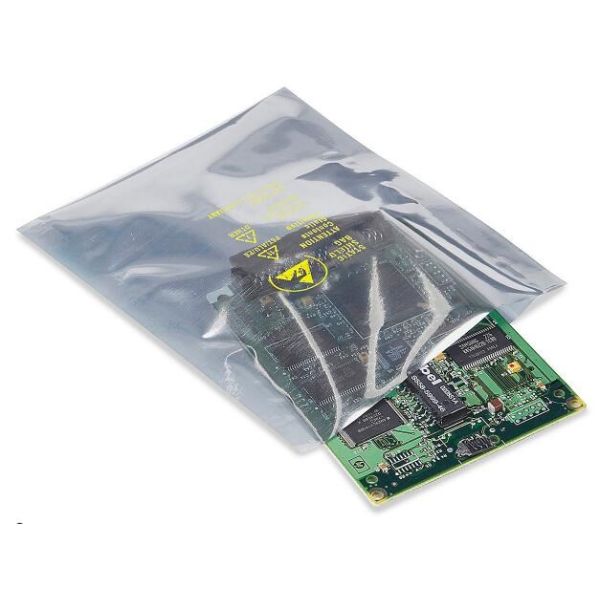 Anti Static ESD Packaging Materials ESD Shielding Bag Open End Or Zipper Closure
