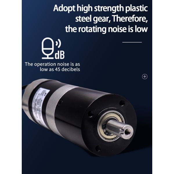 Servo Motor With Integrated Acceleration And Deceleration Mechanism, With Incremental Encoder Feedback, 1:26 Reduction Ratio Gate Servo Motor