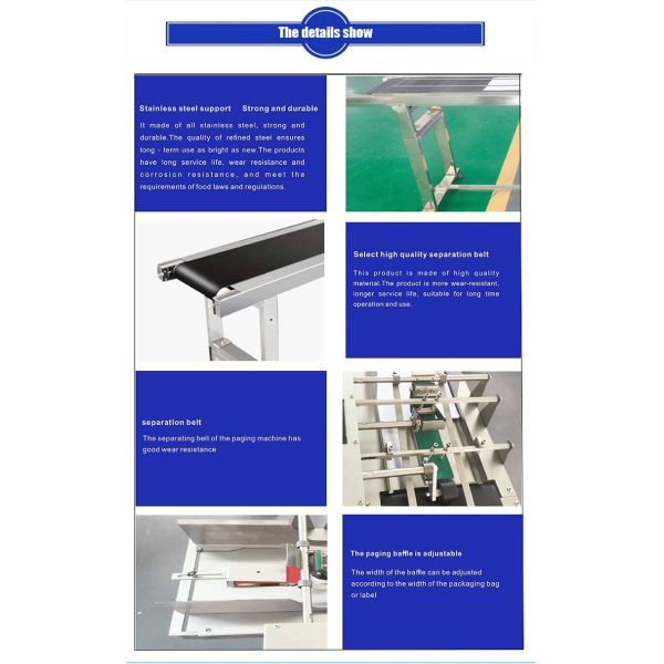 Paging Machine Baffle Automatic Paper Feeder CPG 600 Carton Sheet Feeding Machine Pagination Machine