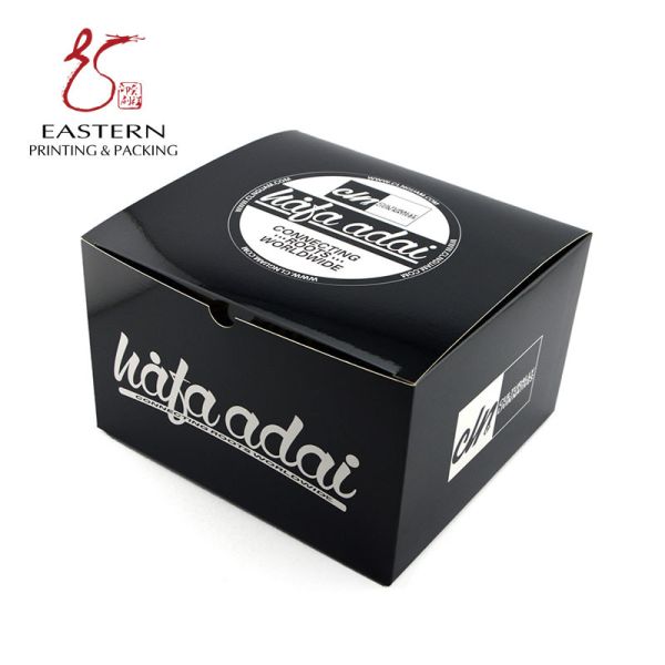 Glossy Lamination 120mm Height Coffee Packaging Boxes , Square Cardboard Boxes