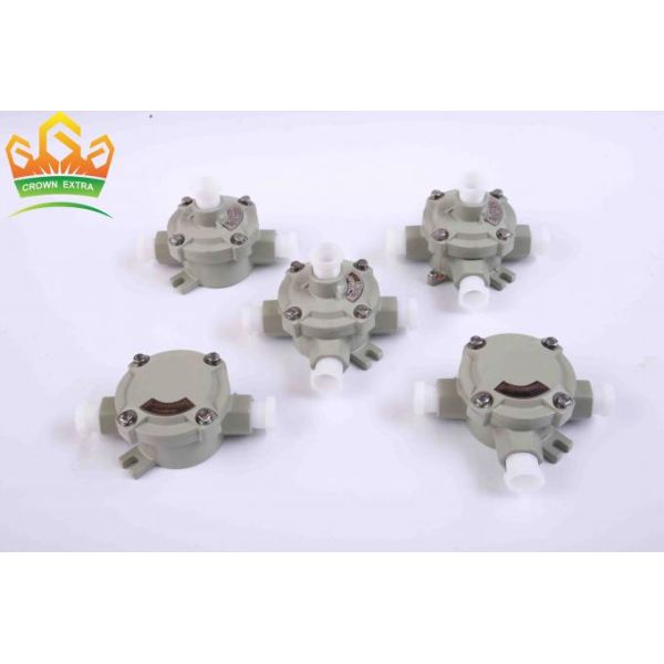 WF1 Explosion Proof Electrical Junction Box Die Casting Aluminum IP65 2 3 Entries Horizon 0