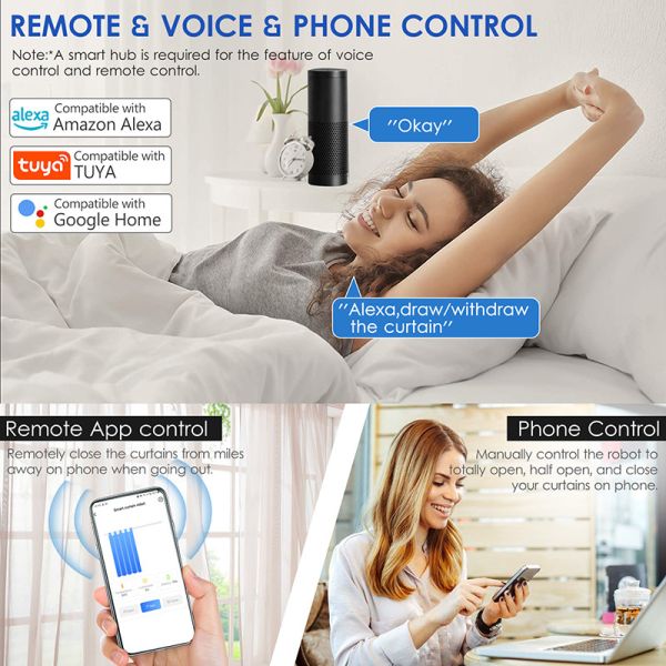 BLE WiFi Automatic Curtain Opener Closer