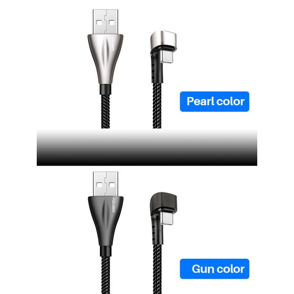 U shaped 3A USB Type C To USB 2.0 Cable