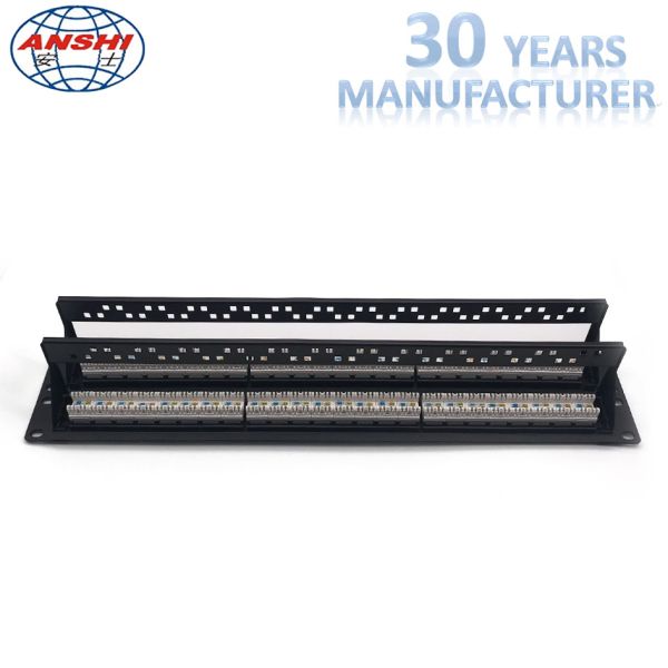 Unshielded UTP Network Rack Mount Patch Panel 2u 48 Port Keystone Jack Modular Type