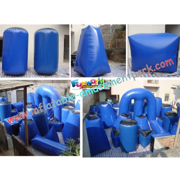 Millenium Inflatable Paintball Bunkers With Ul Pump , Fixing Kit